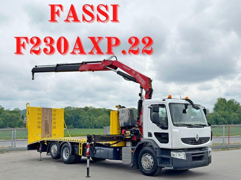 Renault PREMIUM 370 * FASSI F230AXP.22 + FUNK* TOP - Tow truck: picture 1 Renault PREMIUM 370 * FASSI F230AXP.22 + FUNK* TOP - Tow truck: picture 1