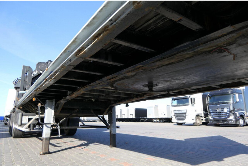 Dropside/ Flatbed semi-trailer Samro NACZEPA PLATFORMA + HDS HIAB R 150 / DO BUDOWLANKI / PODŁOGA SZY: picture 19