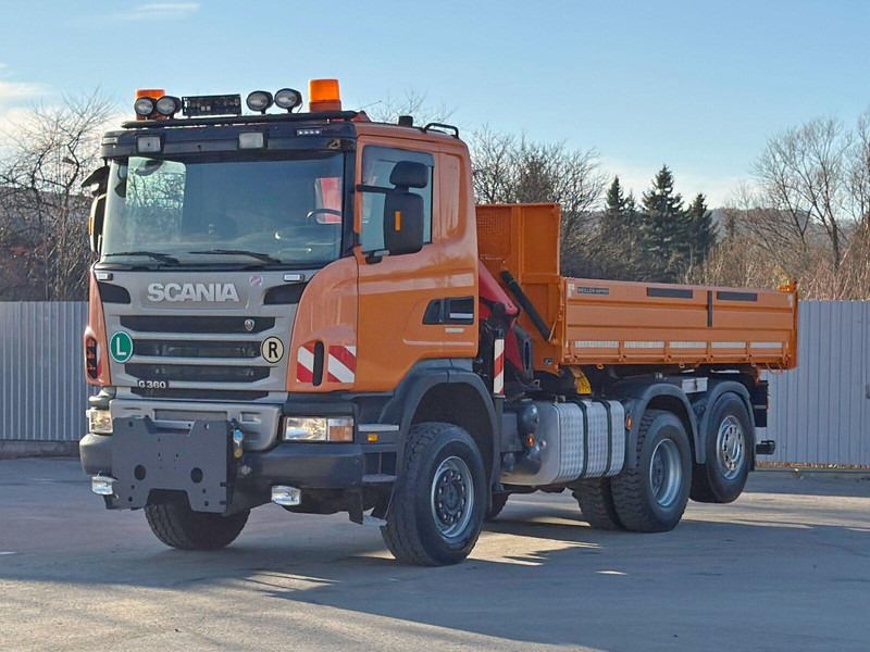 Scania G 360 * KIPPER 4,60m * PALFINGER PK 11002/ 4x4 - Tipper, Crane truck: picture 4 Scania G 360 * KIPPER 4,60m * PALFINGER PK 11002/ 4x4 - Tipper, Crane truck: picture 4
