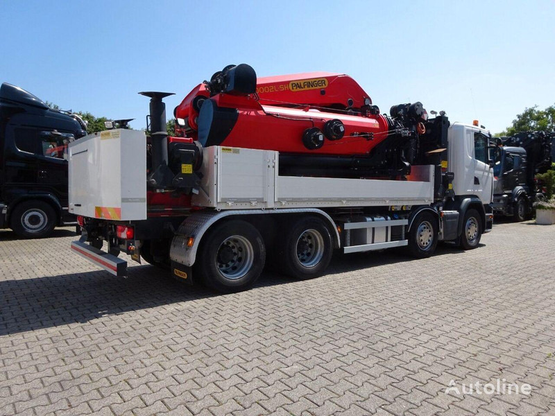 Scania G410 - Flatbed+crane - Dropside/ Flatbed truck, Crane truck: picture 4 Scania G410 - Flatbed+crane - Dropside/ Flatbed truck, Crane truck: picture 4