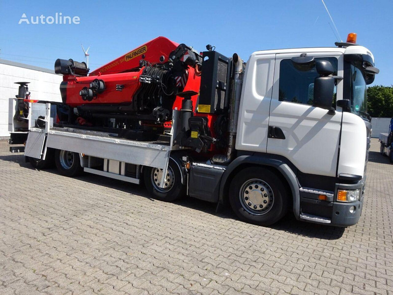 Scania G410 - Flatbed+crane - Dropside/ Flatbed truck, Crane truck: picture 3 Scania G410 - Flatbed+crane - Dropside/ Flatbed truck, Crane truck: picture 3