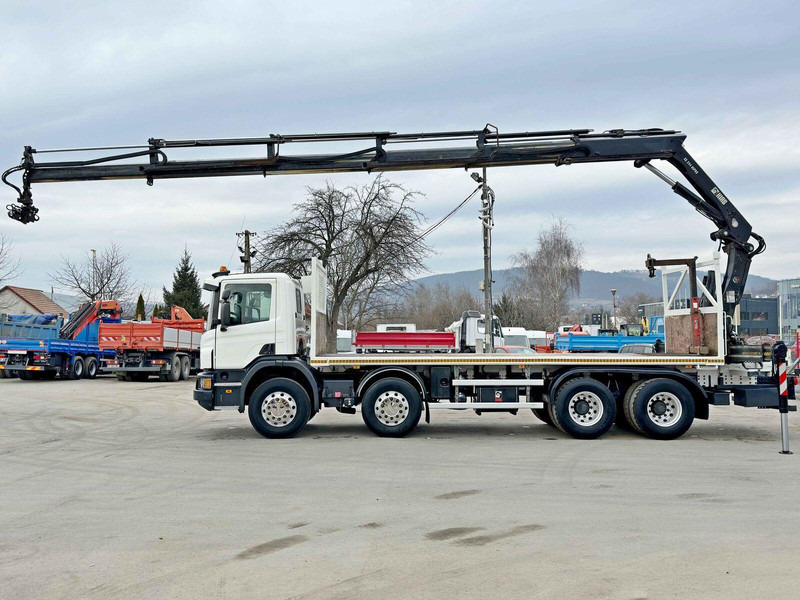 Scania P 410*PLATFORM 7,00m*HIAB 244 E-5 HIPRO+FUNK/8x4 - Dropside/ Flatbed truck, Crane truck: picture 5 Scania P 410*PLATFORM 7,00m*HIAB 244 E-5 HIPRO+FUNK/8x4 - Dropside/ Flatbed truck, Crane truck: picture 5