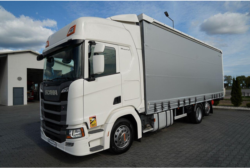 Scania R 450 / MEGA / 6x2 / FIRANKA - 8,2 m / SOLÓWKA / OŚ PODNOSZONA / - Curtain side truck: picture 2 Scania R 450 / MEGA / 6x2 / FIRANKA - 8,2 m / SOLÓWKA / OŚ PODNOSZONA / - Curtain side truck: picture 2