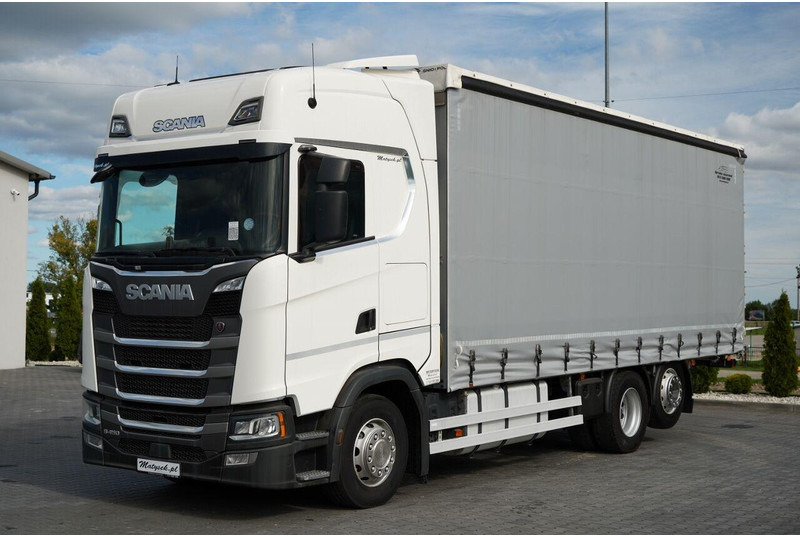 Scania S 450 / SOLÓWKA / 6X2 / OŚ PODNOSZONA / 2019 / - Curtain side truck: picture 4 Scania S 450 / SOLÓWKA / 6X2 / OŚ PODNOSZONA / 2019 / - Curtain side truck: picture 4