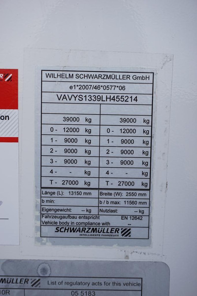 Schwarzmüller / KŁONICOWA / DO DREWNA WAGA 5 700 KG / OŚ PODNOSZONA leasing Schwarzmüller / KŁONICOWA / DO DREWNA WAGA 5 700 KG / OŚ PODNOSZONA: picture 11 Schwarzmüller / KŁONICOWA / DO DREWNA WAGA 5 700 KG / OŚ PODNOSZONA leasing Schwarzmüller / KŁONICOWA / DO DREWNA WAGA 5 700 KG / OŚ PODNOSZONA: picture 11