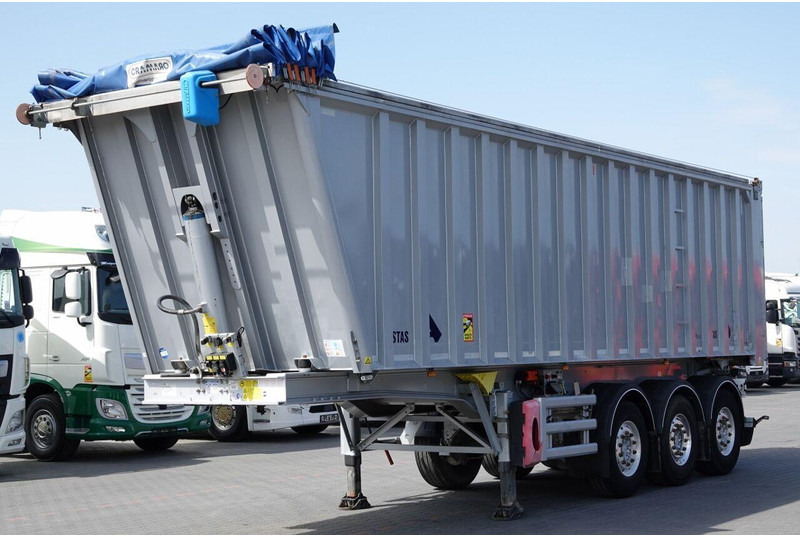 Stas WYWROTKA 43 m3 / ALUMINIOWA / OŚ PODNOSZONA / ALUFELGI - Tipper semi-trailer: picture 2 Stas WYWROTKA 43 m3 / ALUMINIOWA / OŚ PODNOSZONA / ALUFELGI - Tipper semi-trailer: picture 2
