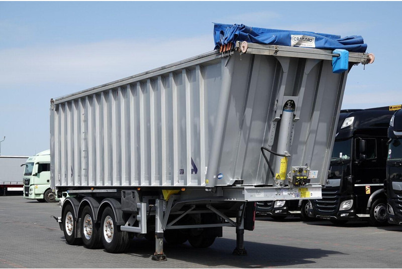 Stas WYWROTKA 43 m3 / ALUMINIOWA / OŚ PODNOSZONA / ALUFELGI - Tipper semi-trailer: picture 1 Stas WYWROTKA 43 m3 / ALUMINIOWA / OŚ PODNOSZONA / ALUFELGI - Tipper semi-trailer: picture 1