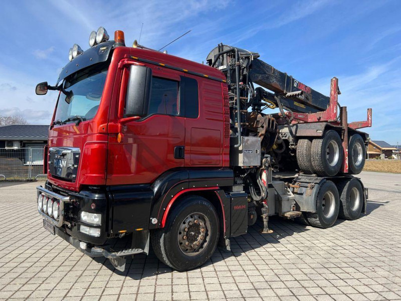 MAN TGS 26.540 6x4 Darus nyergesvontató + rönkszállító pótkocsi Logl - Tractor truck: picture 3 MAN TGS 26.540 6x4 Darus nyergesvontató + rönkszállító pótkocsi Logl - Tractor truck: picture 3
