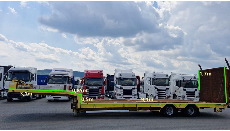 Verem NACZEPA LAWETA / NISKOPODWOZIOWA / 13.M / NAJAZDY HYDRAULICZNE - Low loader semi-trailer: picture 3 Verem NACZEPA LAWETA / NISKOPODWOZIOWA / 13.M / NAJAZDY HYDRAULICZNE - Low loader semi-trailer: picture 3