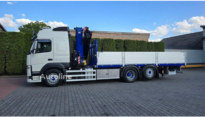 Volvo FM 500 - Flatbed+crane 6x2 - Dropside/ Flatbed truck, Crane truck: picture 3 Volvo FM 500 - Flatbed+crane 6x2 - Dropside/ Flatbed truck, Crane truck: picture 3