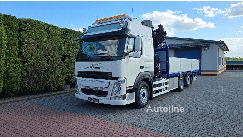 Volvo FM 500 - Flatbed+crane 6x2 - Dropside/ Flatbed truck, Crane truck: picture 1 Volvo FM 500 - Flatbed+crane 6x2 - Dropside/ Flatbed truck, Crane truck: picture 1