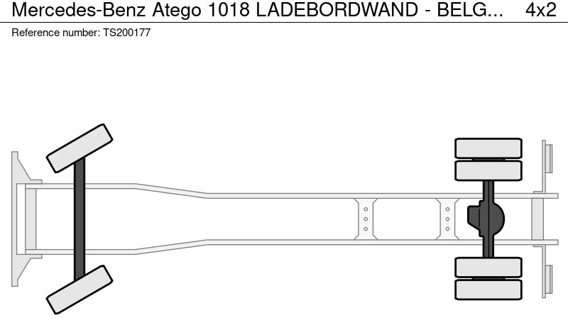 Box truck Mercedes-Benz Atego 1018 LADEBORDWAND - BELGIUM TOP TRUCK - TUV 7/26: picture 15 Box truck Mercedes-Benz Atego 1018 LADEBORDWAND - BELGIUM TOP TRUCK - TUV 7/26: picture 15