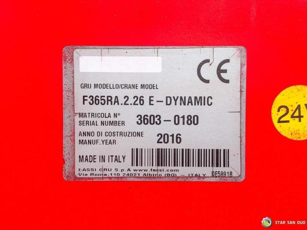 Crane truck DAF XF 440 6x2 Fassi F365 FLY JIBCranePallet Grippe: picture 20 Crane truck DAF XF 440 6x2 Fassi F365 FLY JIBCranePallet Grippe: picture 20