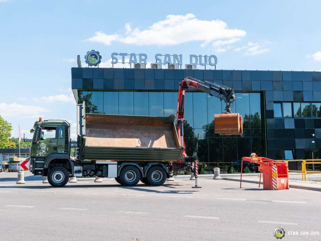 MAN TGS 35.480 PALFINGER PK 20002 HDS Grapple Tippe - Tipper: picture 1 MAN TGS 35.480 PALFINGER PK 20002 HDS Grapple Tippe - Tipper: picture 1