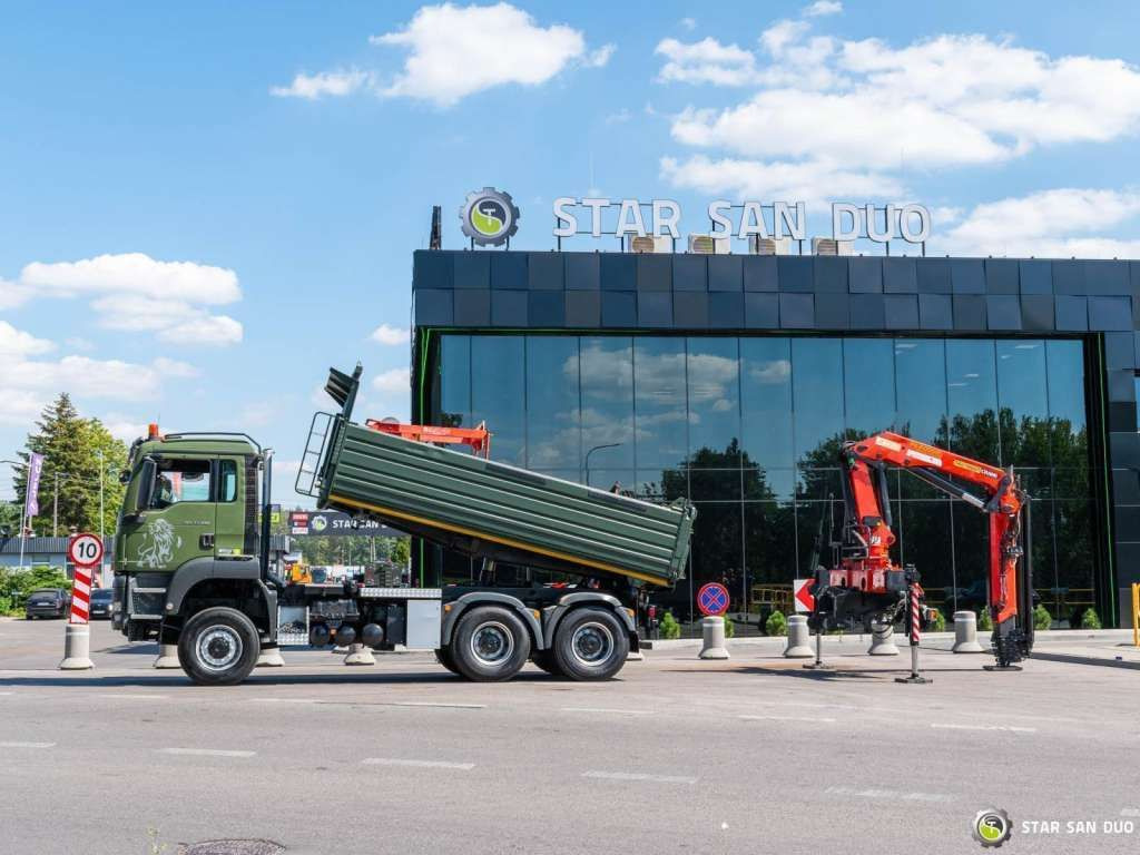 MAN TGS 35.480 PALFINGER PK 20002 HDS Grapple Tippe - Tipper: picture 4 MAN TGS 35.480 PALFINGER PK 20002 HDS Grapple Tippe - Tipper: picture 4