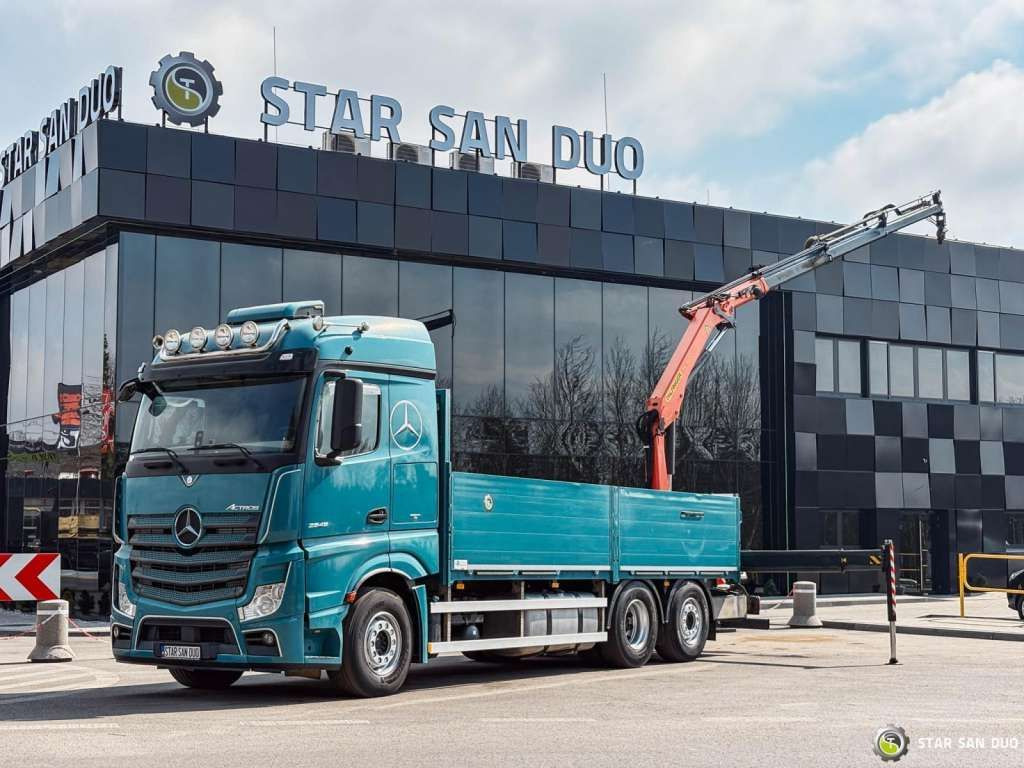 Crane truck, Dropside/ Flatbed truck Mercedes-Benz  ACTROS 2545 6x2 Palfinger PK 16001 HDS Crane Mercedes-Benz  ACTROS 2545 6x2 Palfinger PK 16001 HDS Crane: picture 7