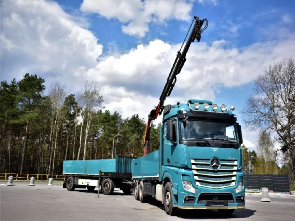 Crane truck, Dropside/ Flatbed truck Mercedes-Benz  ACTROS 2545 6x2 Palfinger PK 16001 HDS Crane Mercedes-Benz  ACTROS 2545 6x2 Palfinger PK 16001 HDS Crane: picture 26