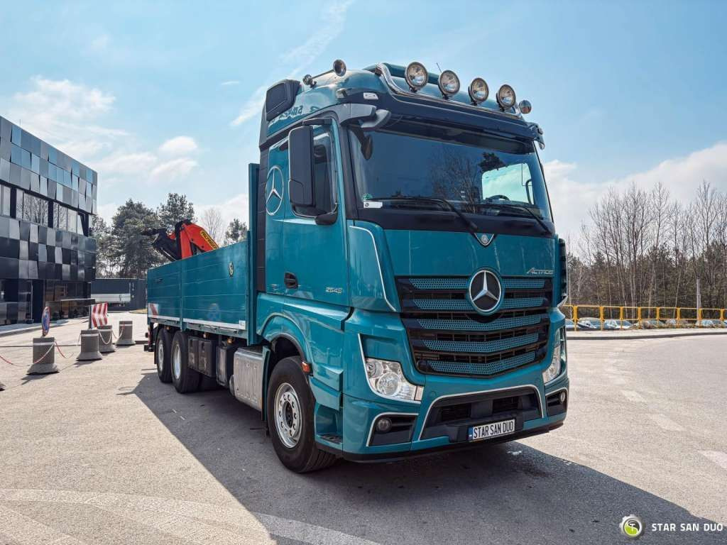 Crane truck, Dropside/ Flatbed truck Mercedes-Benz  ACTROS 2545 6x2 Palfinger PK 16001 HDS Crane Mercedes-Benz  ACTROS 2545 6x2 Palfinger PK 16001 HDS Crane: picture 5