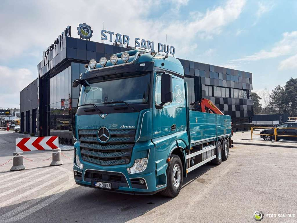 Crane truck, Dropside/ Flatbed truck Mercedes-Benz  ACTROS 2545 6x2 Palfinger PK 16001 HDS Crane Mercedes-Benz  ACTROS 2545 6x2 Palfinger PK 16001 HDS Crane: picture 6