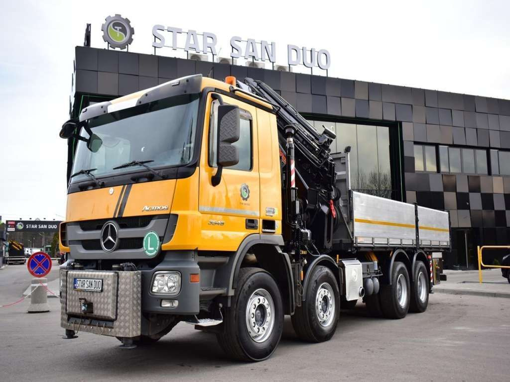 Mercedes-Benz ACTROS 3546 8x4 HIAB 622 Fly Jib Winch - Crane truck: picture 2 Mercedes-Benz ACTROS 3546 8x4 HIAB 622 Fly Jib Winch - Crane truck: picture 2
