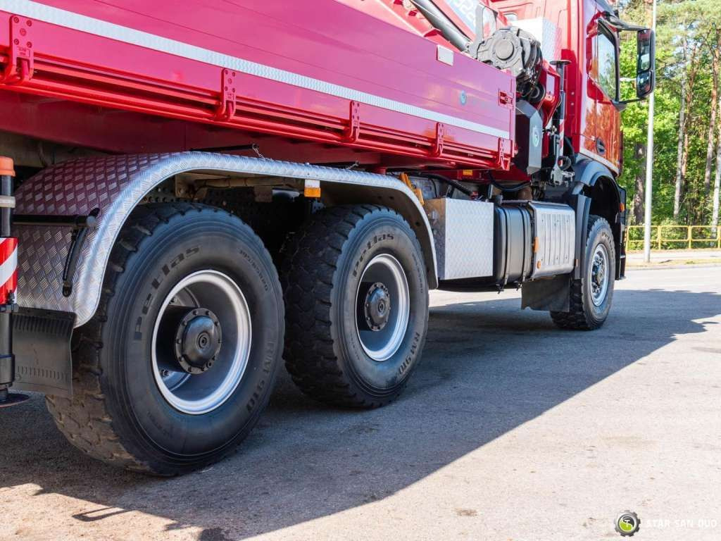 Crane truck Mercedes-Benz AROCS 3345 6x6 HMF 3220 Winch Crane tipper: picture 20 Crane truck Mercedes-Benz AROCS 3345 6x6 HMF 3220 Winch Crane tipper: picture 20