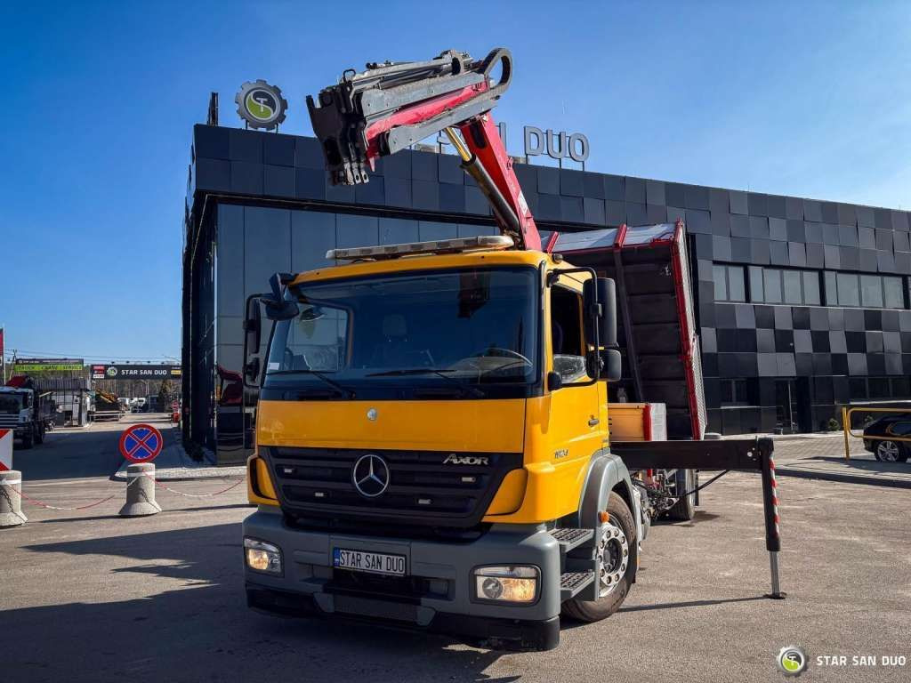 Tipper Mercedes-Benz AXOR 1824 4x2 HMF 975 HDS Crane Rotator Kipper Mercedes-Benz AXOR 1824 4x2 HMF 975 HDS Crane Rotator Kipper: picture 7 Tipper Mercedes-Benz AXOR 1824 4x2 HMF 975 HDS Crane Rotator Kipper Mercedes-Benz AXOR 1824 4x2 HMF 975 HDS Crane Rotator Kipper: picture 7