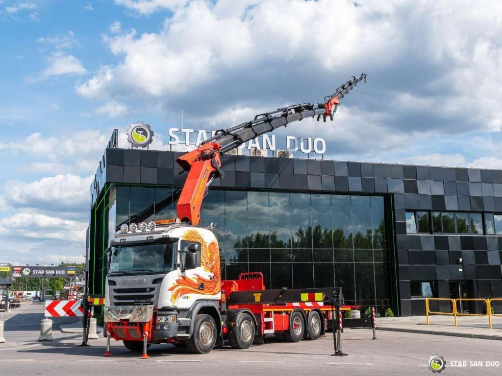 Scania G450 8x2 PALFINGER PK 85002 Fly Jib Winch - Crane truck: picture 3 Scania G450 8x2 PALFINGER PK 85002 Fly Jib Winch - Crane truck: picture 3