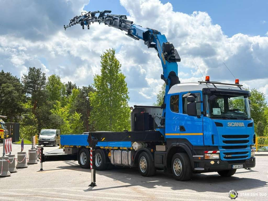 Scania R440 8x4 Palfinger PK50002 FLY JIB Crane Winch - Crane truck: picture 1 Scania R440 8x4 Palfinger PK50002 FLY JIB Crane Winch - Crane truck: picture 1