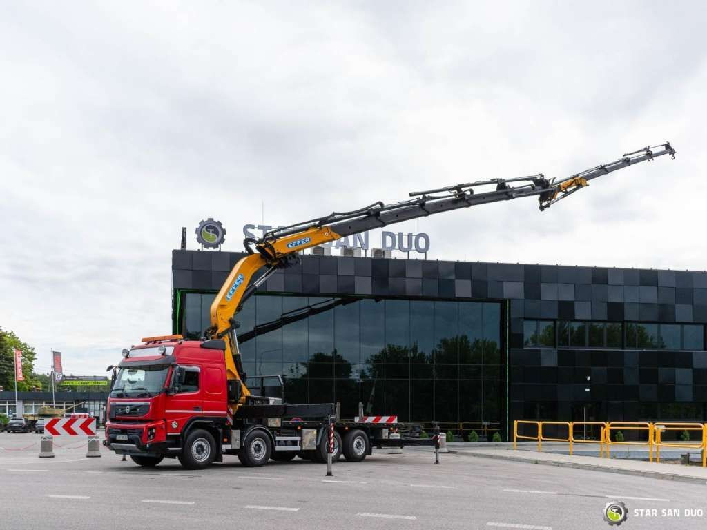 Crane truck Volvo  FMX 500 8x2 Effer 585 Fly Jib Winch Crane Kran: picture 11