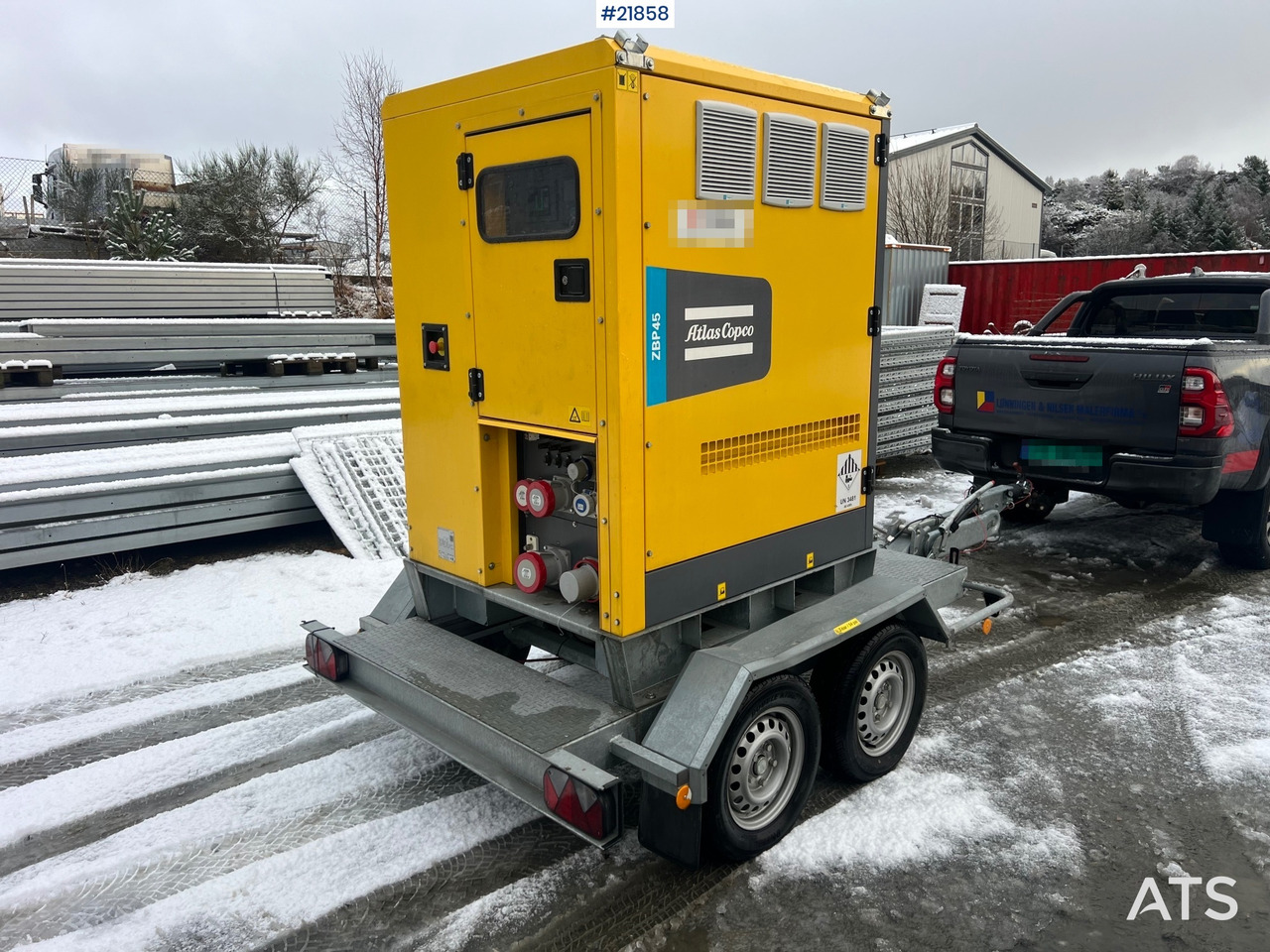 Atlas 2022 Zenergize atlas copco zbp45 m/ henger - Generator set: picture 4 Atlas 2022 Zenergize atlas copco zbp45 m/ henger - Generator set: picture 4