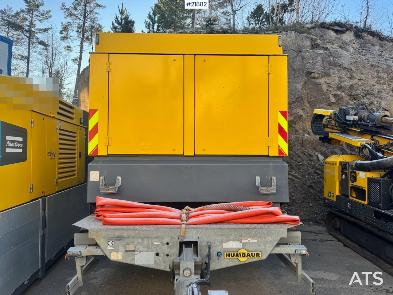 Atlas Copco 2018 Atlas Copco Y35 LuftKompressor på Humbaur understell. - Air compressor: picture 3 Atlas Copco 2018 Atlas Copco Y35 LuftKompressor på Humbaur understell. - Air compressor: picture 3