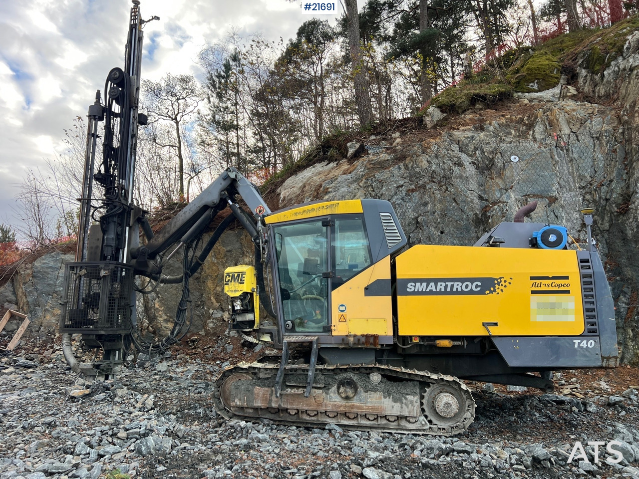 Atlas Copco Flexiroc T40-11 borerigg m/2540 hammer,CME sliper og gps - Drilling machine: picture 1 Atlas Copco Flexiroc T40-11 borerigg m/2540 hammer,CME sliper og gps - Drilling machine: picture 1