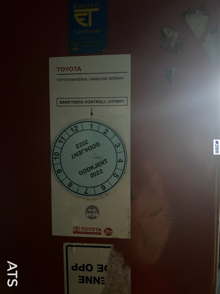 Electric forklift BT OP 1000 HSE Elektrisk truck: picture 16