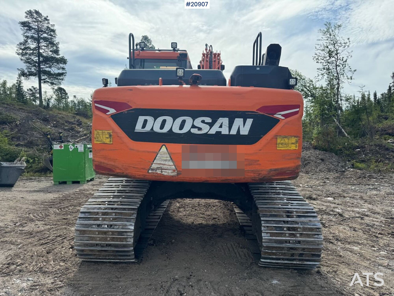 Crawler excavator Doosan DX160LC Beltegraver – Rotortilt og 2 skuffer: picture 7