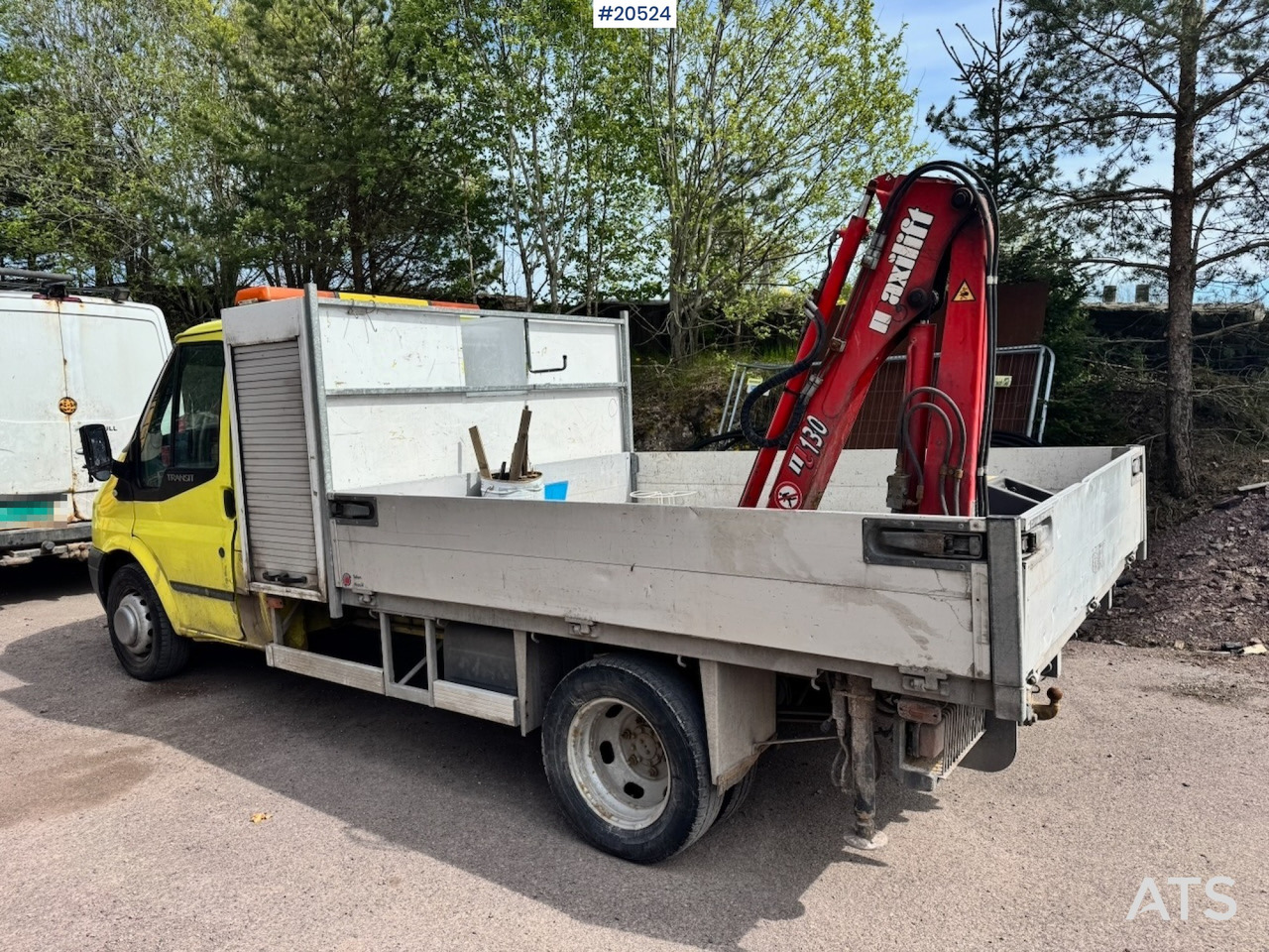 Ford Transit - Open body delivery van, Crane truck: picture 3 Ford Transit - Open body delivery van, Crane truck: picture 3