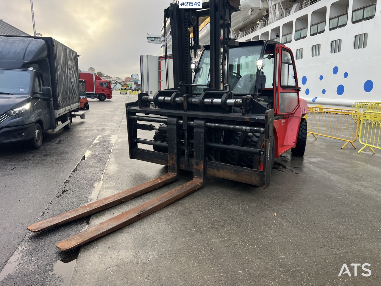 Hangcha CPCD120 Gaffeltruck m/ hydrauliske gafler, sideforskyvning og lite timer - Diesel forklift: picture 4 Hangcha CPCD120 Gaffeltruck m/ hydrauliske gafler, sideforskyvning og lite timer - Diesel forklift: picture 4