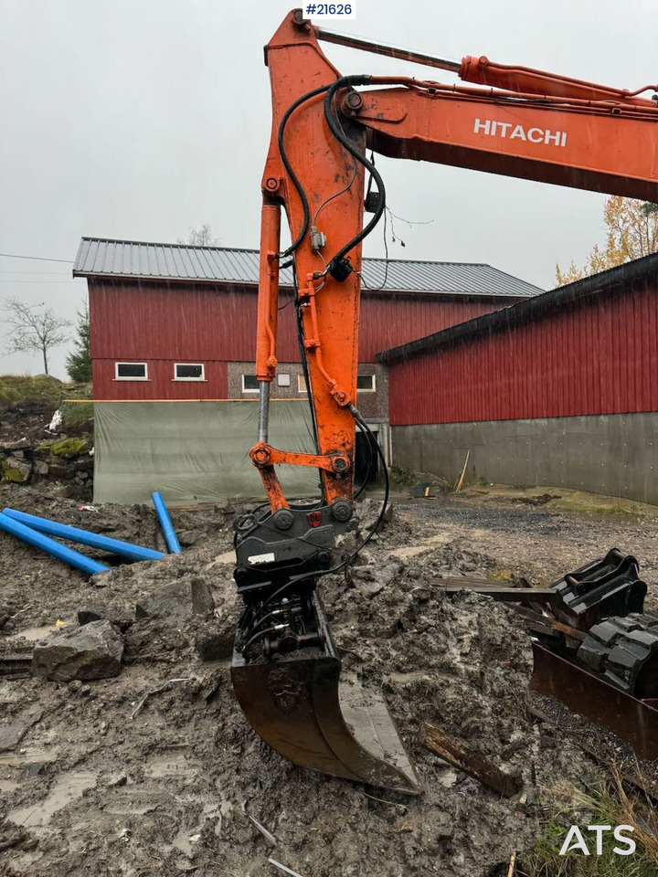 Crawler excavator Hitachi ZX85 US Beltegraver m/ 2 skuffer SE VIDEO: picture 14