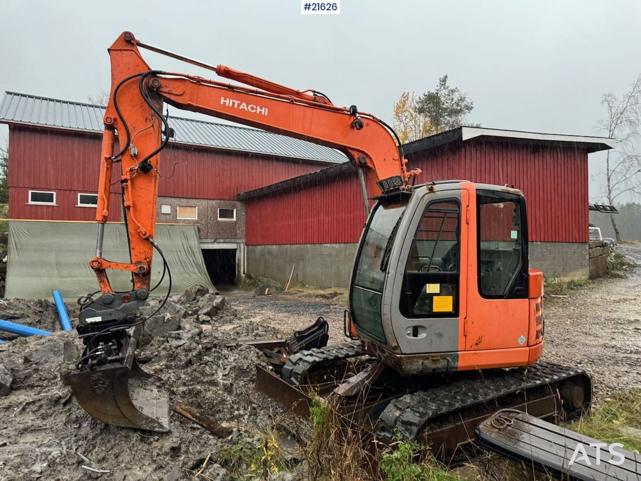 Crawler excavator Hitachi ZX85 US Beltegraver m/ 2 skuffer SE VIDEO: picture 12