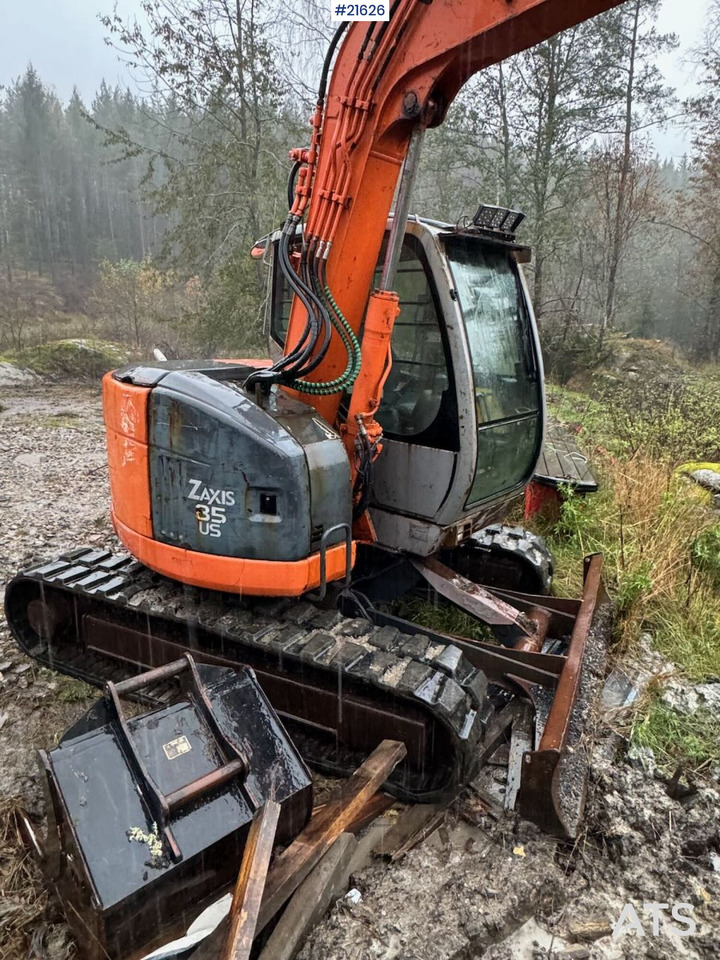 Crawler excavator Hitachi ZX85 US Beltegraver m/ 2 skuffer SE VIDEO: picture 5