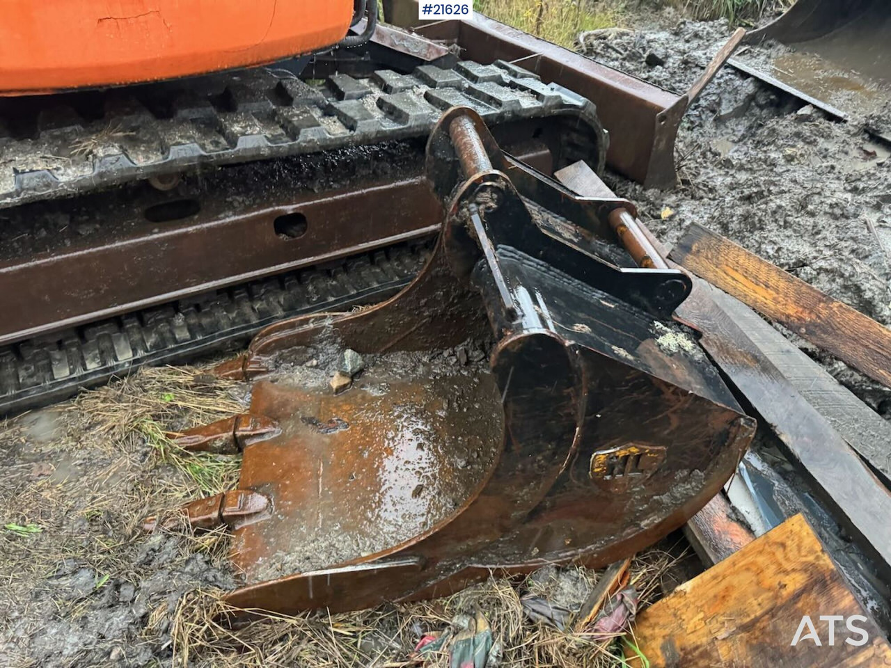 Crawler excavator Hitachi ZX85 US Beltegraver m/ 2 skuffer SE VIDEO: picture 11