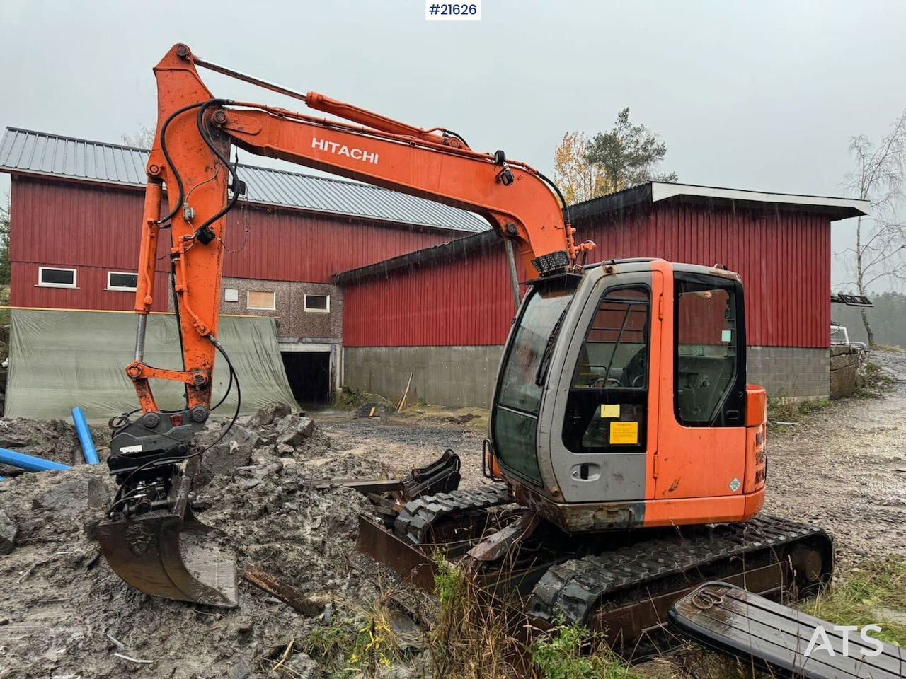 Crawler excavator Hitachi ZX85 US Beltegraver m/ 2 skuffer SE VIDEO: picture 13