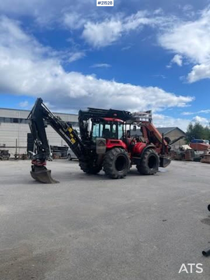 Huddig 1260C Traktorgraver m/ Palfinger kran, Lift, rototilt og skuffe - Backhoe loader: picture 5 Huddig 1260C Traktorgraver m/ Palfinger kran, Lift, rototilt og skuffe - Backhoe loader: picture 5