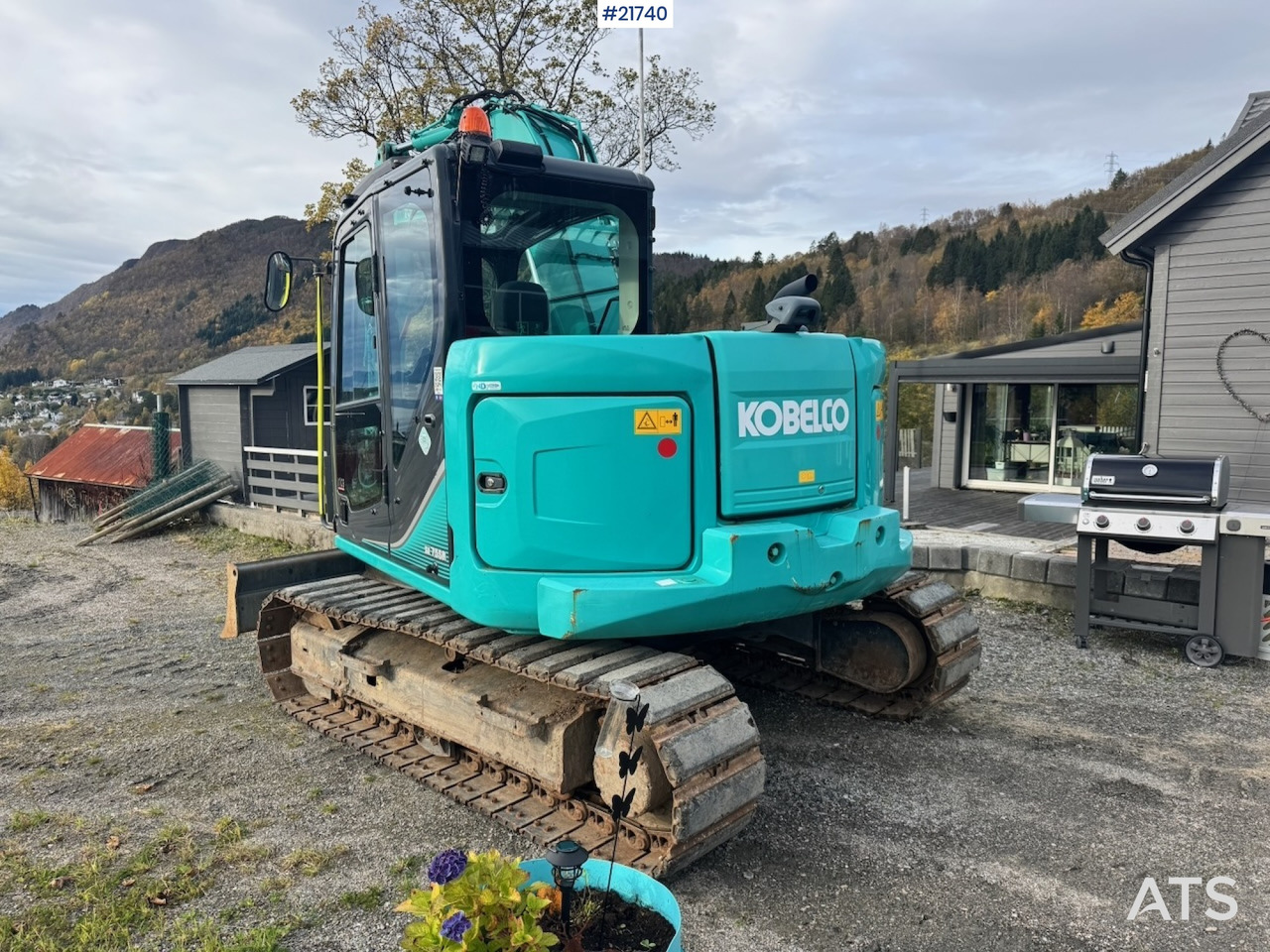 Kobelco 2018 Kobelco SK75SR-3E m/ Rototilt, 2 skuffer og Klype. 1850 timer! - Crawler excavator: picture 5 Kobelco 2018 Kobelco SK75SR-3E m/ Rototilt, 2 skuffer og Klype. 1850 timer! - Crawler excavator: picture 5