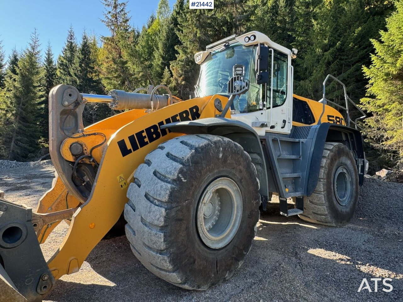 Liebherr L580 - Wheel loader: picture 4 Liebherr L580 - Wheel loader: picture 4