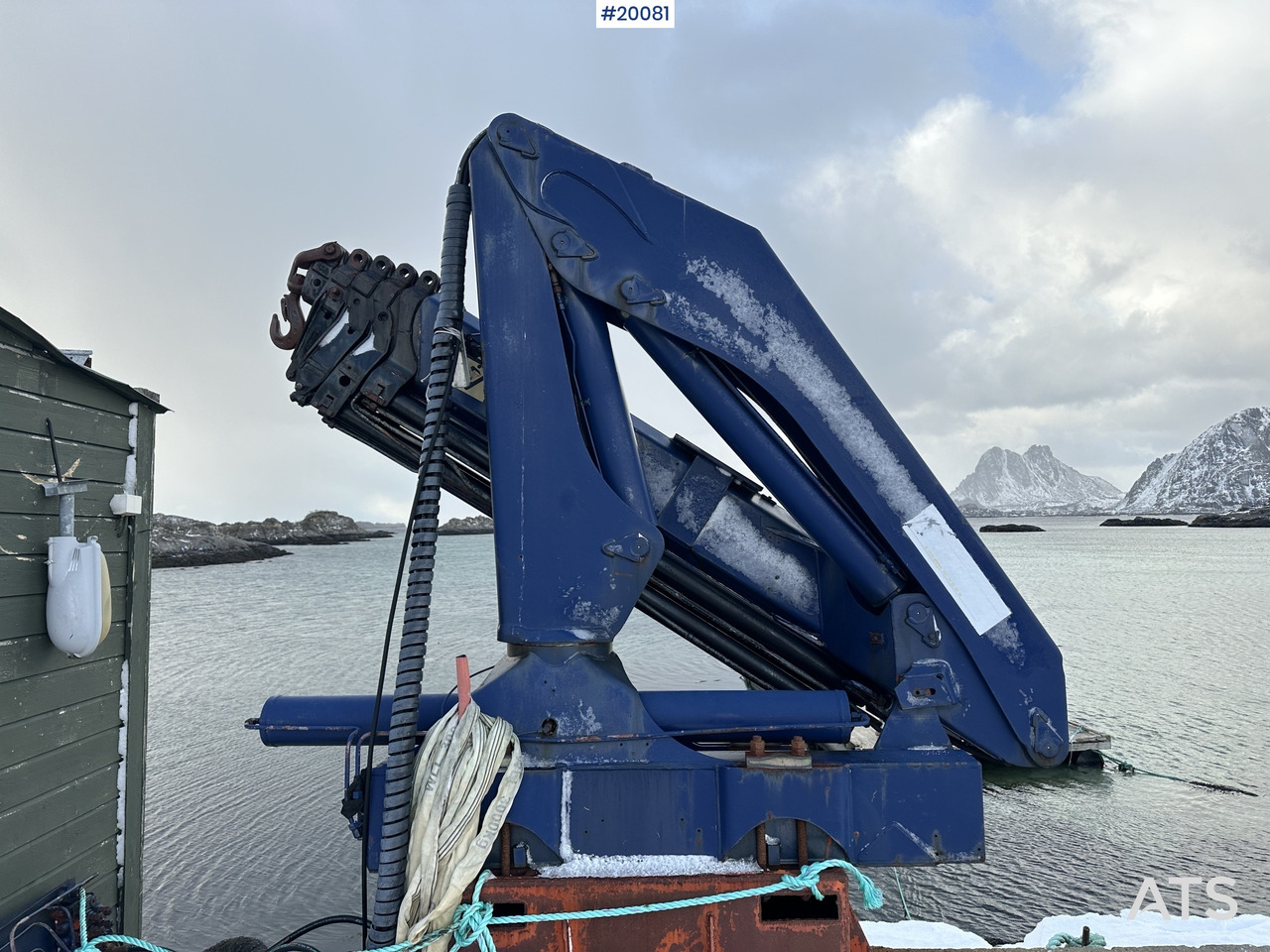 Palfinger PK 14080 C kran m/ hydraulikk pumpe - Truck mounted crane: picture 1 Palfinger PK 14080 C kran m/ hydraulikk pumpe - Truck mounted crane: picture 1