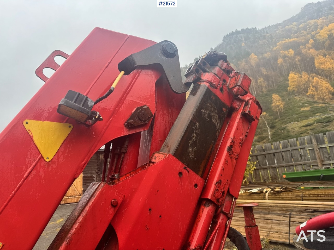 Truck mounted crane Palfinger PK10500 Kran: picture 8