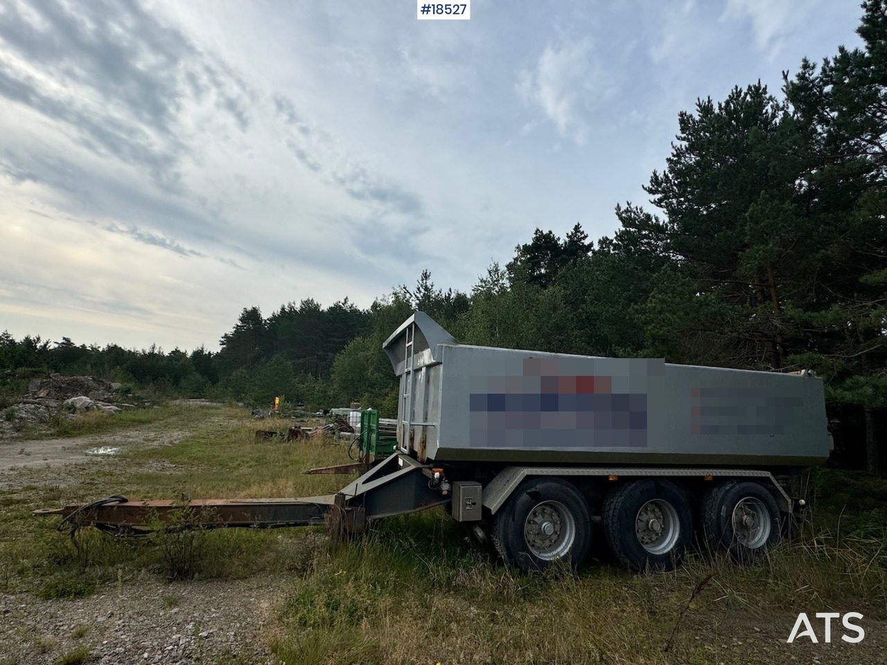 Renders trippelkjerre - Tipper trailer: picture 2 Renders trippelkjerre - Tipper trailer: picture 2