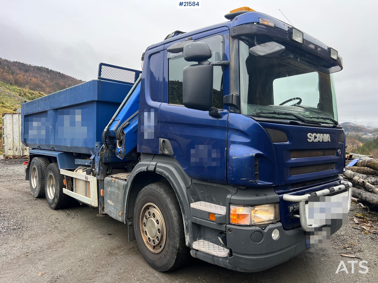 Scania P380 6x2 kranbil m/tipp, m/14t/ og m/Hiab kran - Crane truck: picture 2 Scania P380 6x2 kranbil m/tipp, m/14t/ og m/Hiab kran - Crane truck: picture 2
