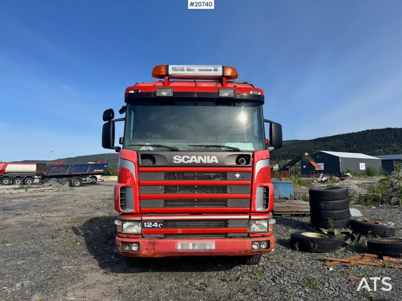 Hook lift truck Scania R124: picture 7