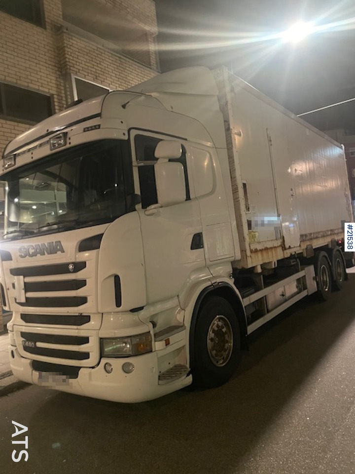 Scania R480 Skapbil m/ 2t lift - Box truck: picture 1 Scania R480 Skapbil m/ 2t lift - Box truck: picture 1